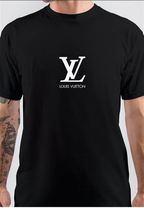 lv t shirt back|louis vuitton black shirt.